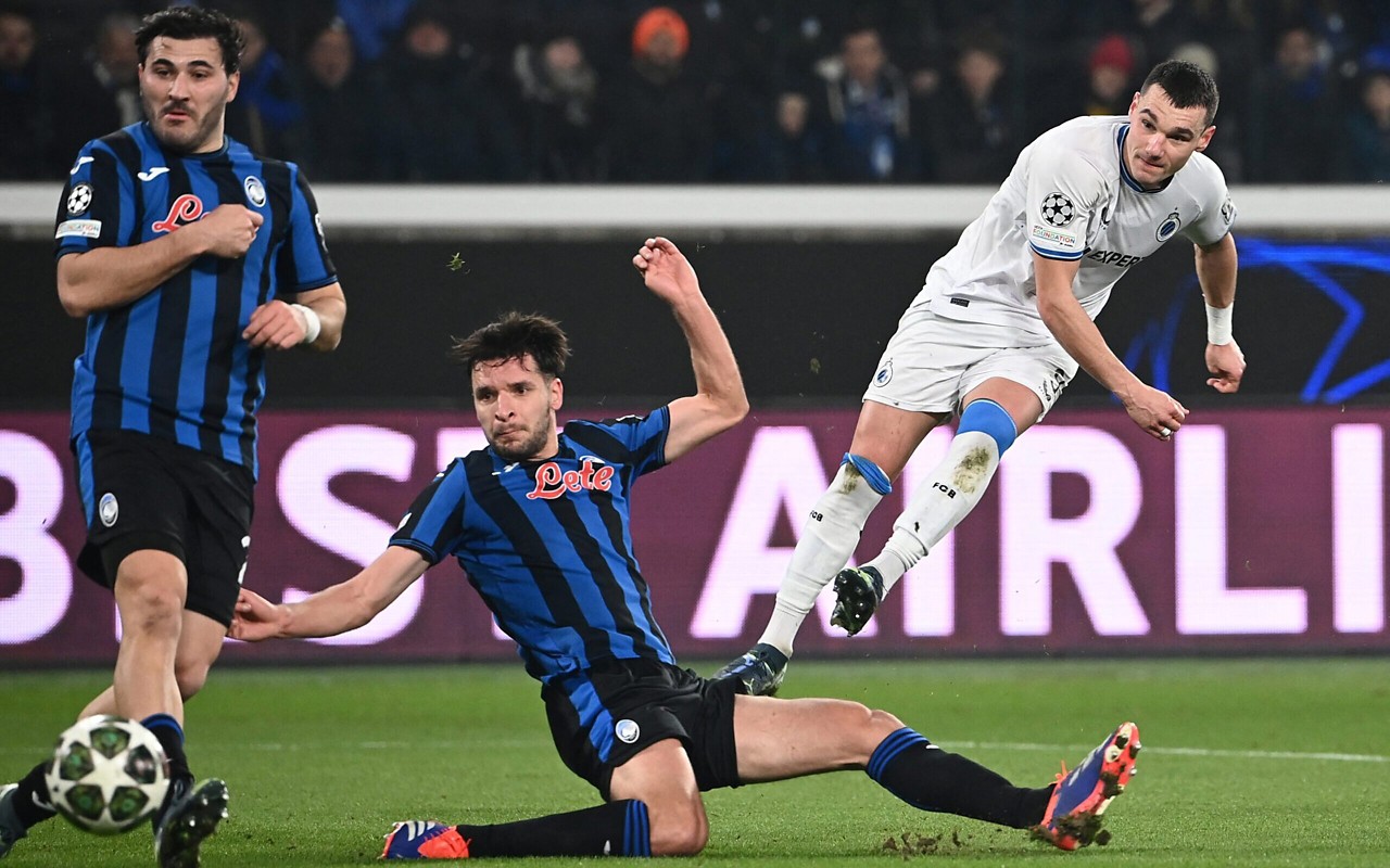 Atalanta caiu para o Club Brugge na fase de play-offs da Champions League (Foto: Isabella Bonotto/APF)