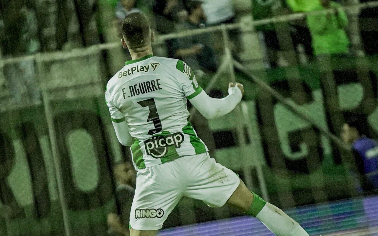 Juan Felipe Aguirre está no Atlético Nacional desde 2023. Foto: Divulgação/Atlético Nacional