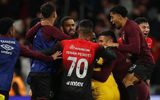 Athletico elimina o São Paulo na Copa do Brasil. Foto: Duda Matoso/Athletico