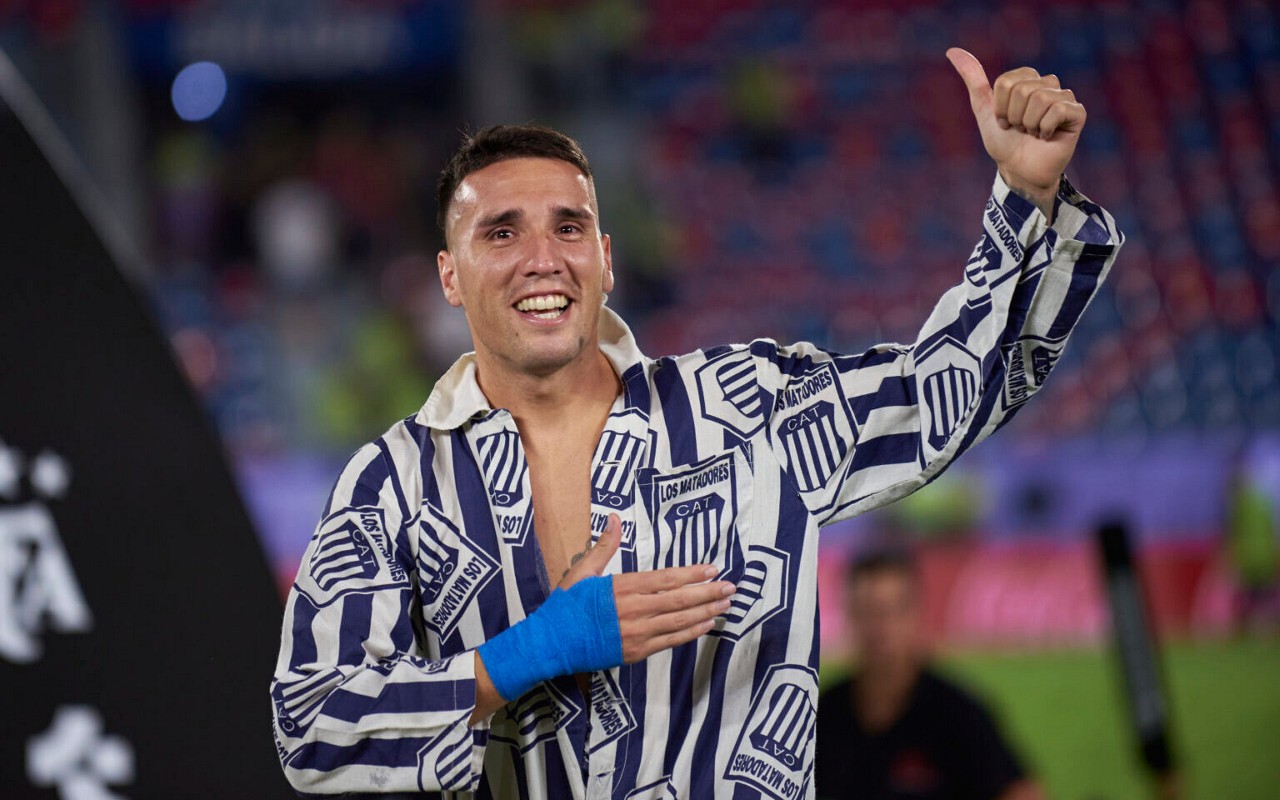 Gastón Benavídez foi campeão pelo Talleres em 2024. Foto: Divulgação/Talleres