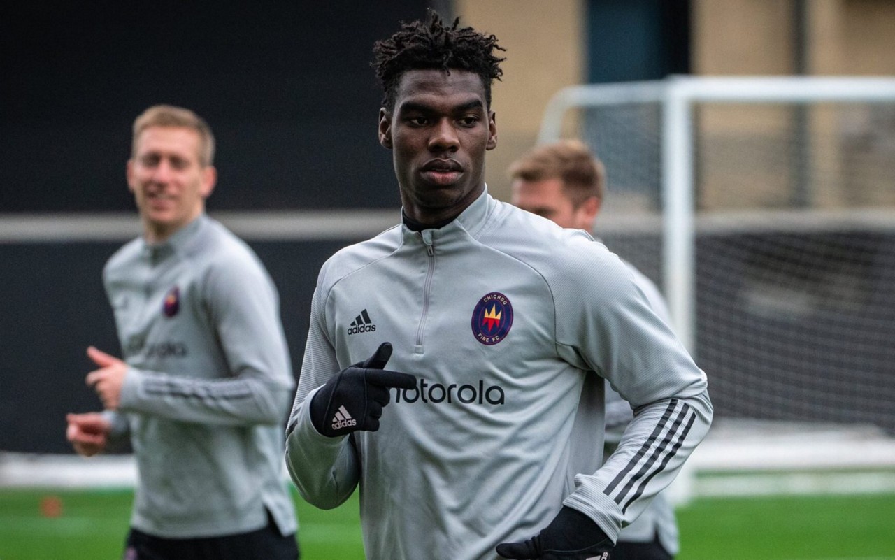 Carlos Terán está no futebol dos EUA desde 2020. Foto: Divulgação/Chicago Fire