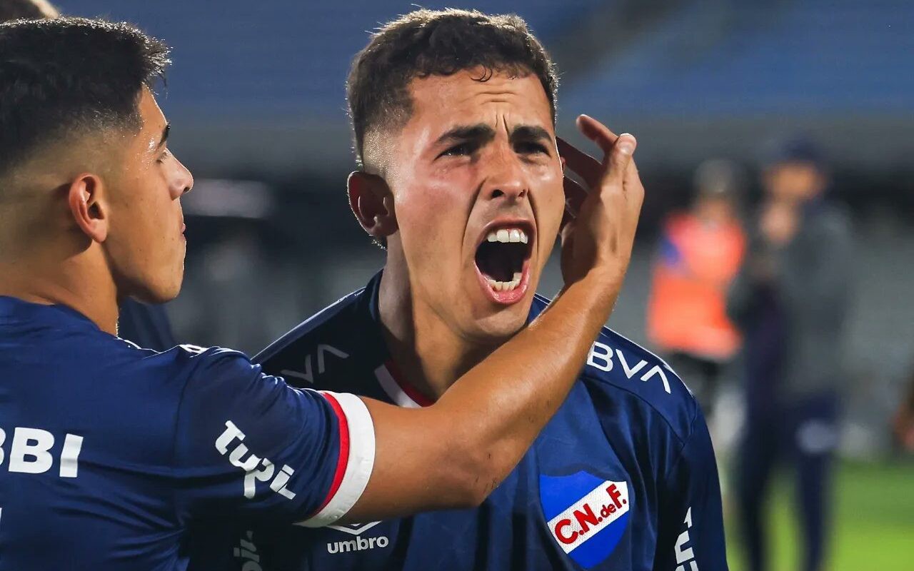 Christian Oliva é criado e revelado pelo Nacional, do Uruguai. Foto: Divulgação/Nacional