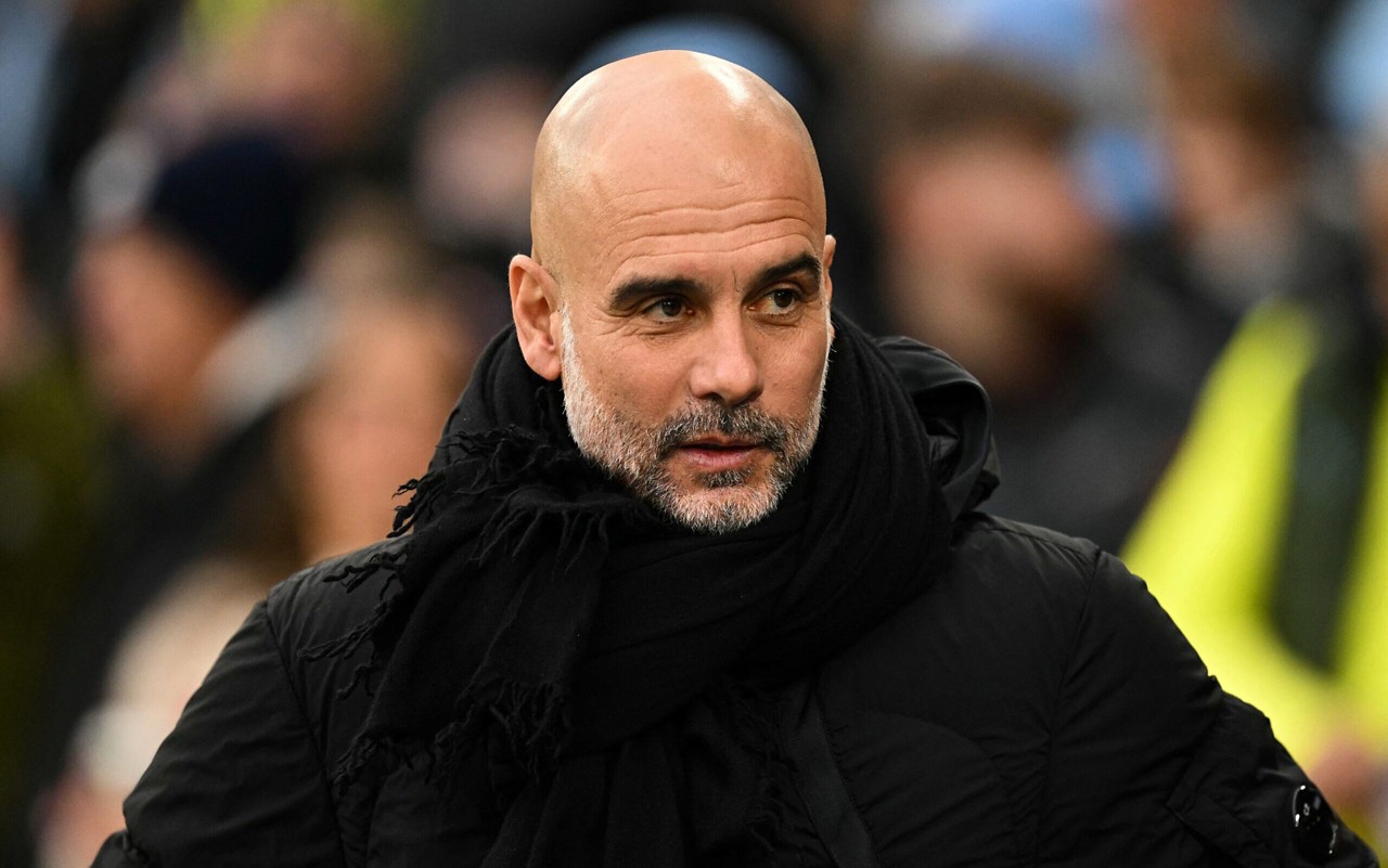 Pep Guardiola, treinador do Manchester City (Foto: Oli Scarff/AFP)