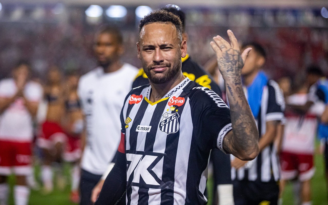 Santos foi eliminado pelo CRB nos pênaltis (Foto: Itawi Albuquerque/AGIF)