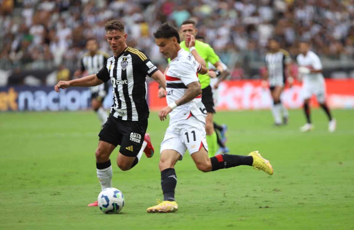 Partida entre Atlético e São Paulo, pelo Brasileirão 2025