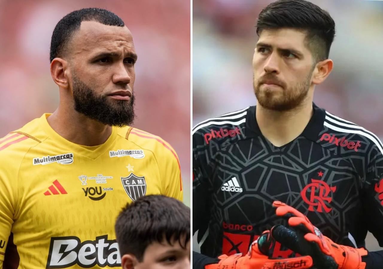 Everson e Rossi são os donos das metas de Atlético e Flamengo