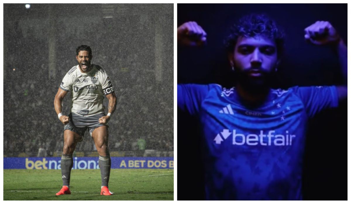 Hulk e Gabigol travarão duelos nos clássicos entre Atlético e Cruzeiro
