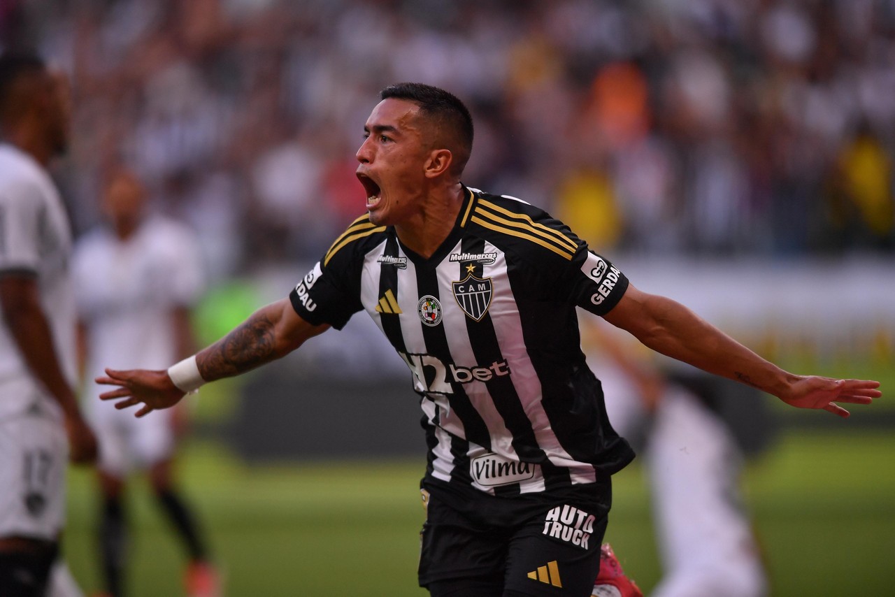 Cuello fez gol na vitória do Atlético sobre o Botafogo