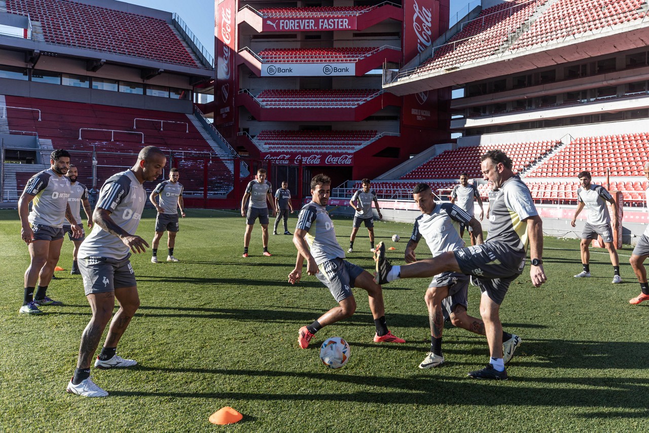 Última atividade do Atlético antes da partida foi no estádio do Independiente