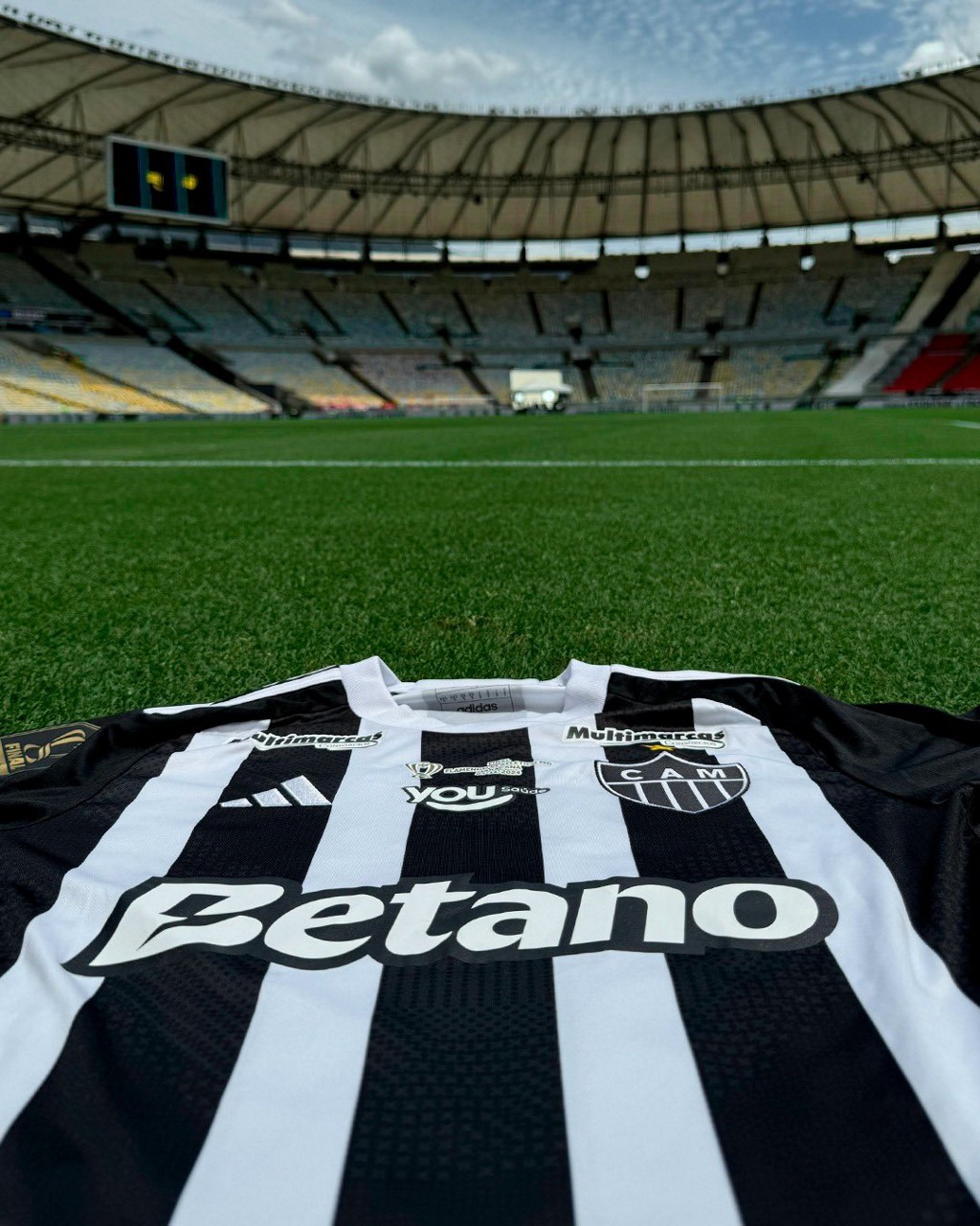 Patrocínio master do Atlético teve cor alterada