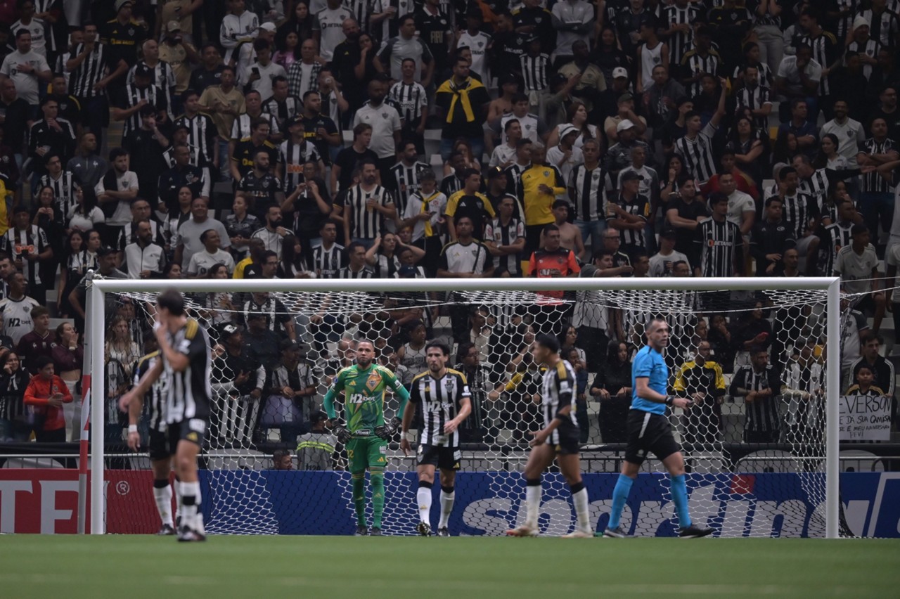 Atlético levou o empate na partida no final do primeiro tempo