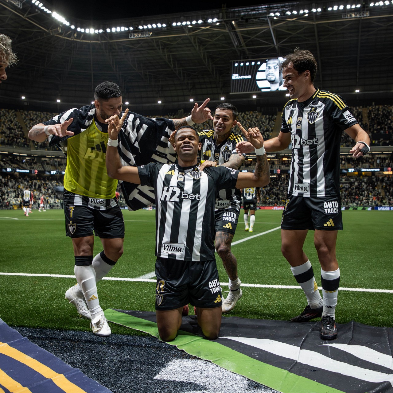 Atacante foi o autor do segundo gol da partida contra o Internacional