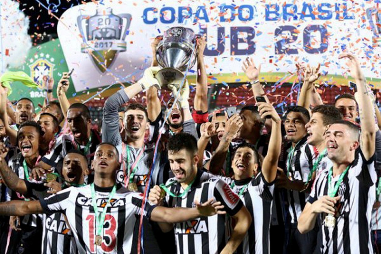 Atlético levanta a taça da Copa do Brasil Sub-20