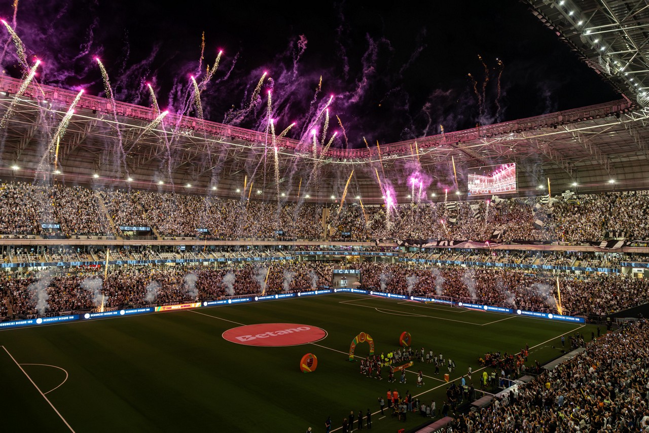 Torcida do Atlético na Arena MRV
