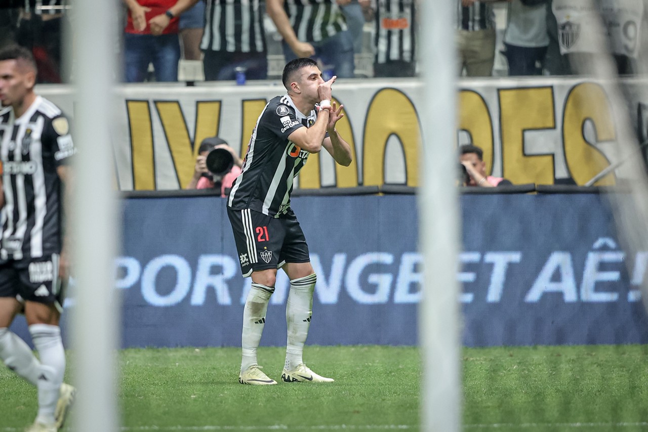 Um dos gols mais importantes de Battaglia pelo Atlético foi na vitória contra o San Lorenzo, pela Libertadores