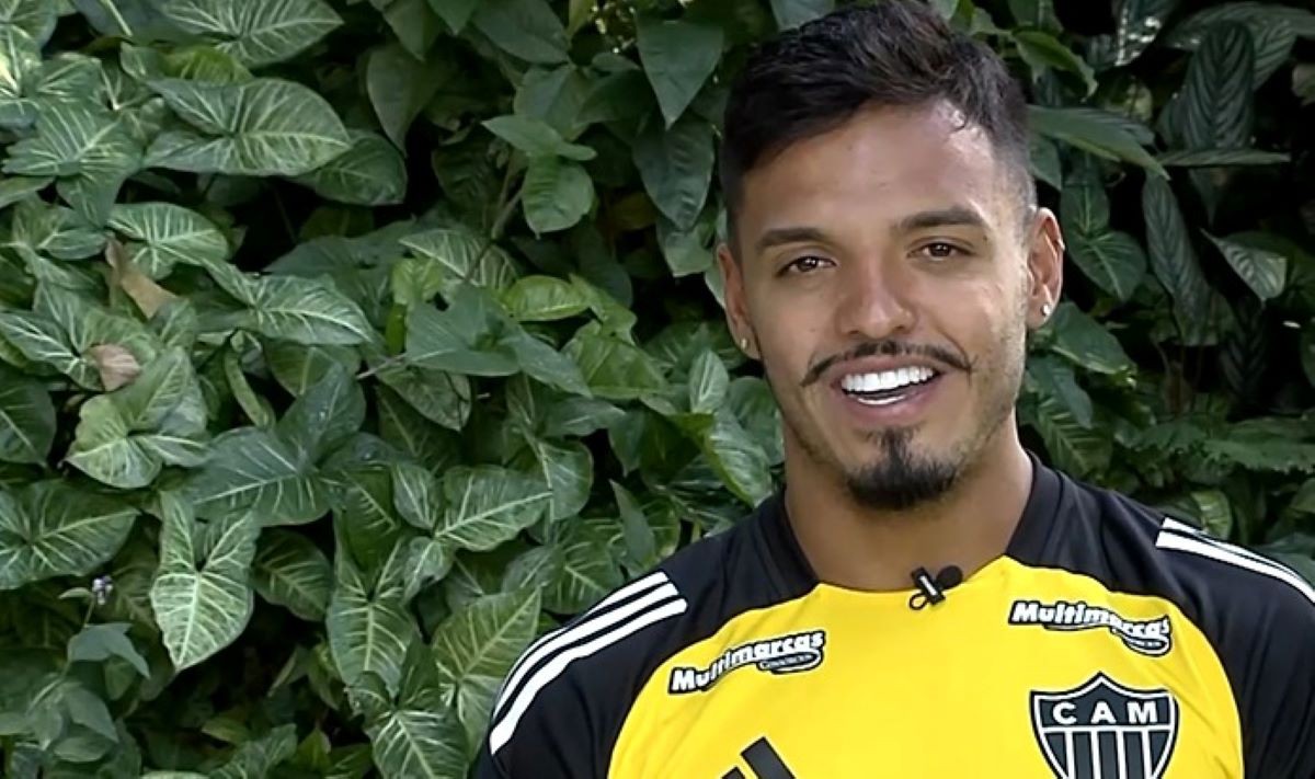O volante Gabriel Menino já é titular absoluto com o técnico Cuca e pode conquistar o primeiro título pelo Atlético