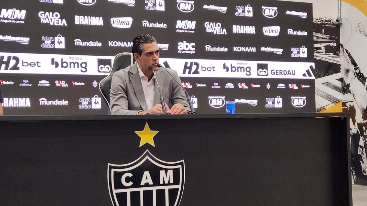 Diretor foi apresentado nesta sexta-feira (24/1) e concedeu entrevista coletiva na Arena MRV