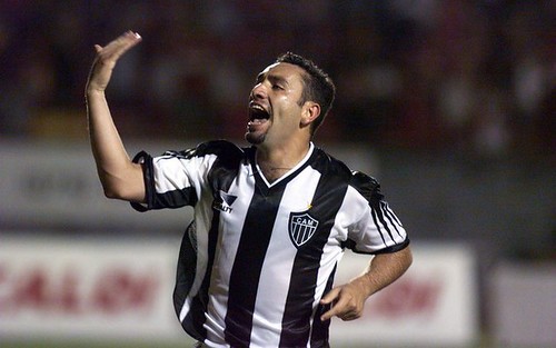 O artilheiro Guilherme marcou um dos gols do Atlético contra a Jamaica