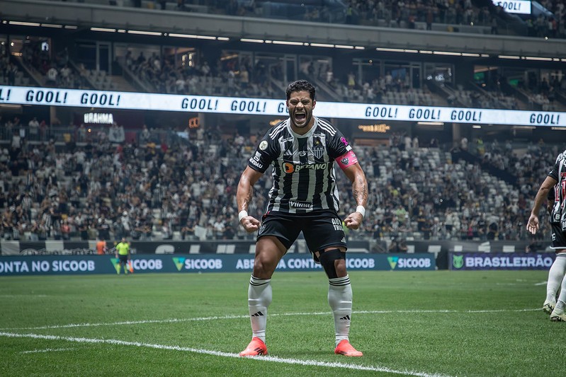 Atacante Hulk é uma das principais esperanças do Atlético para o jogo contra o Flamengo