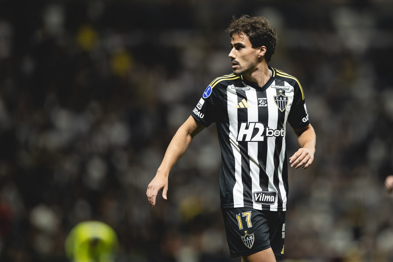 Igor Gomes entrou no intervalo da partida, no lugar de Gustavo Scarpa