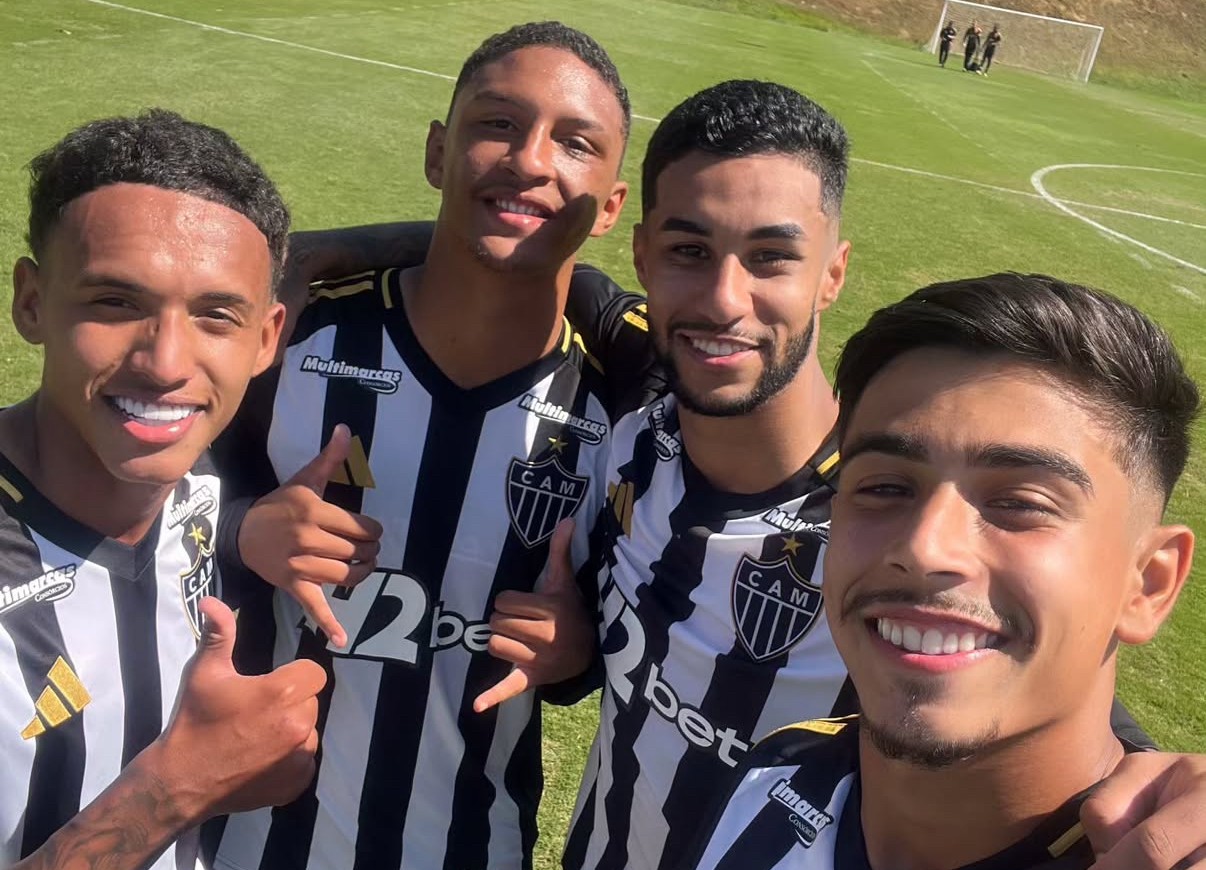 Atlético goleou o Inter de Minas por 4 a 0 pelo Campeonato Mineiro Sub-20 