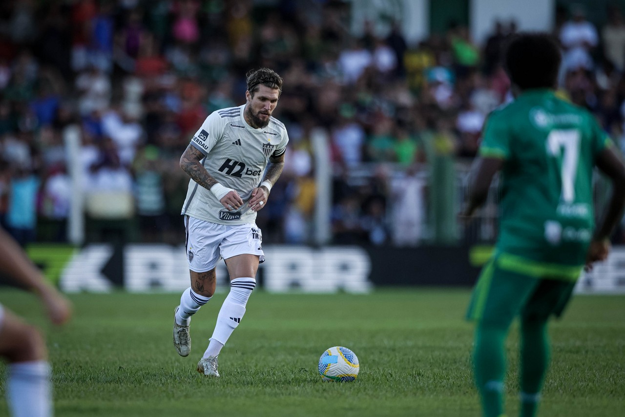 Lyanco em ação durante a partida contra o Tocantinópolis, pela Copa do Brasil