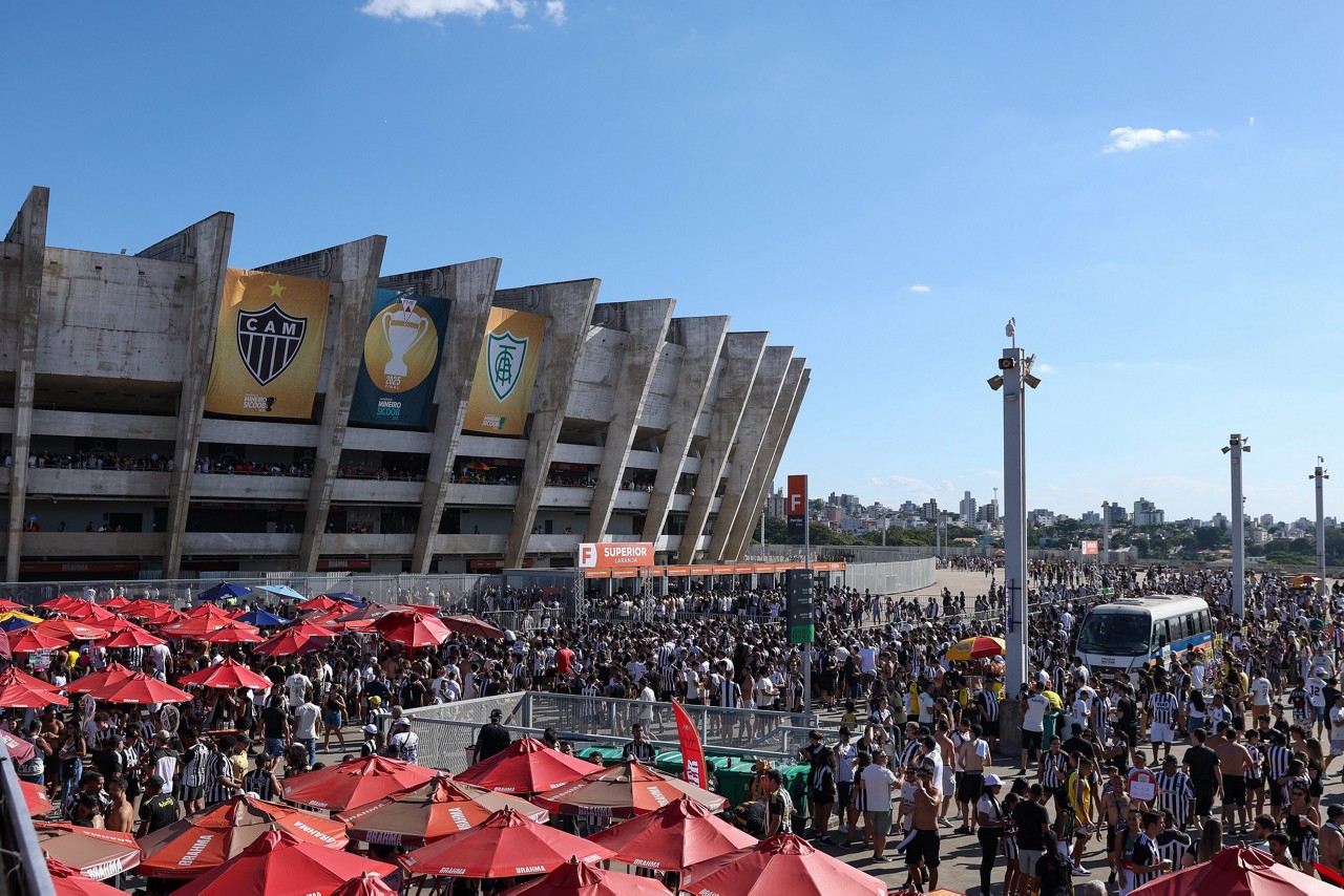 Primeiro jogo da final do Mineiro entre Atlético e América foi no Mineirão