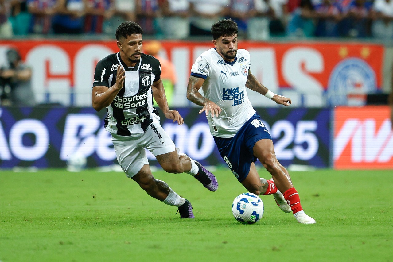 Bahia venceu o Ceará com gol de pênalti no último lance da partida