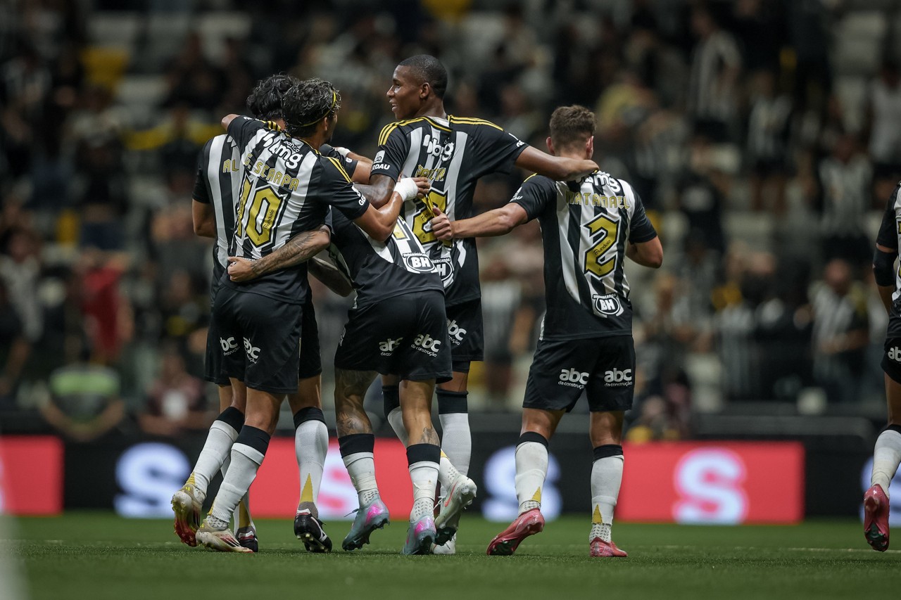 Atlético em ação na Arena MRV