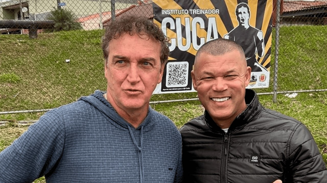 Cuca e Renaldo em Curitiba