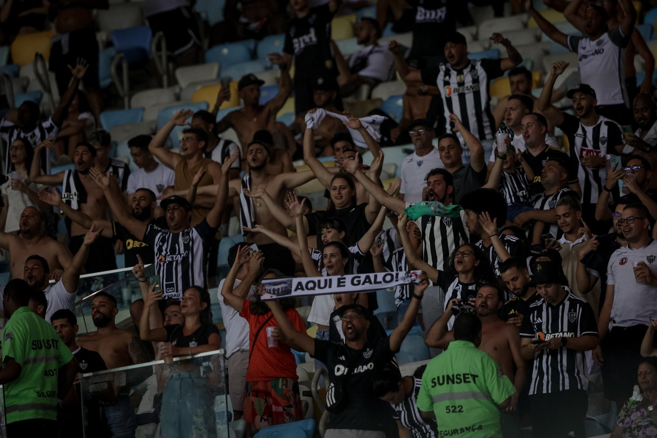 Torcida do Atlético no Maracanã