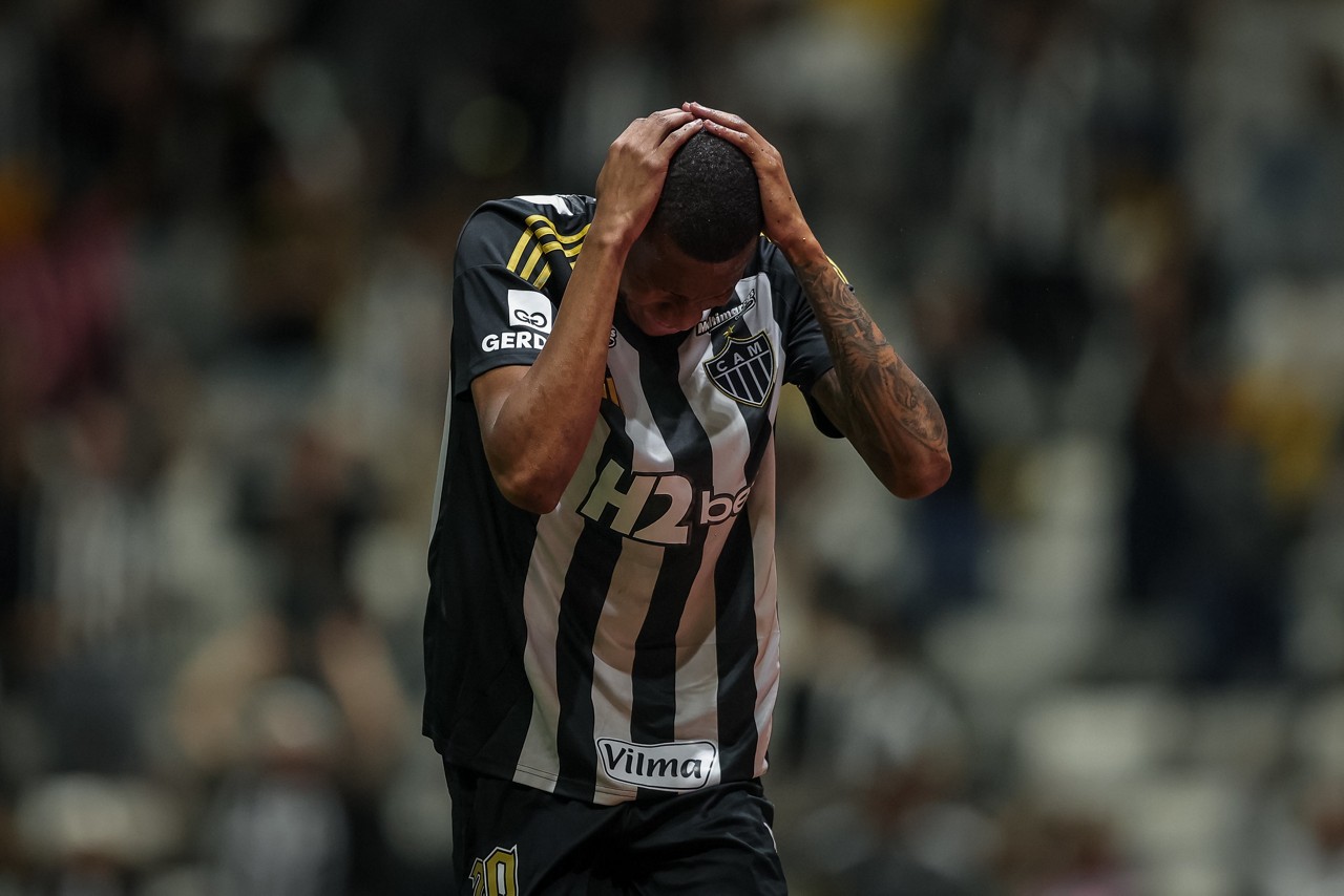 Patrick sem acreditar que marcou gol