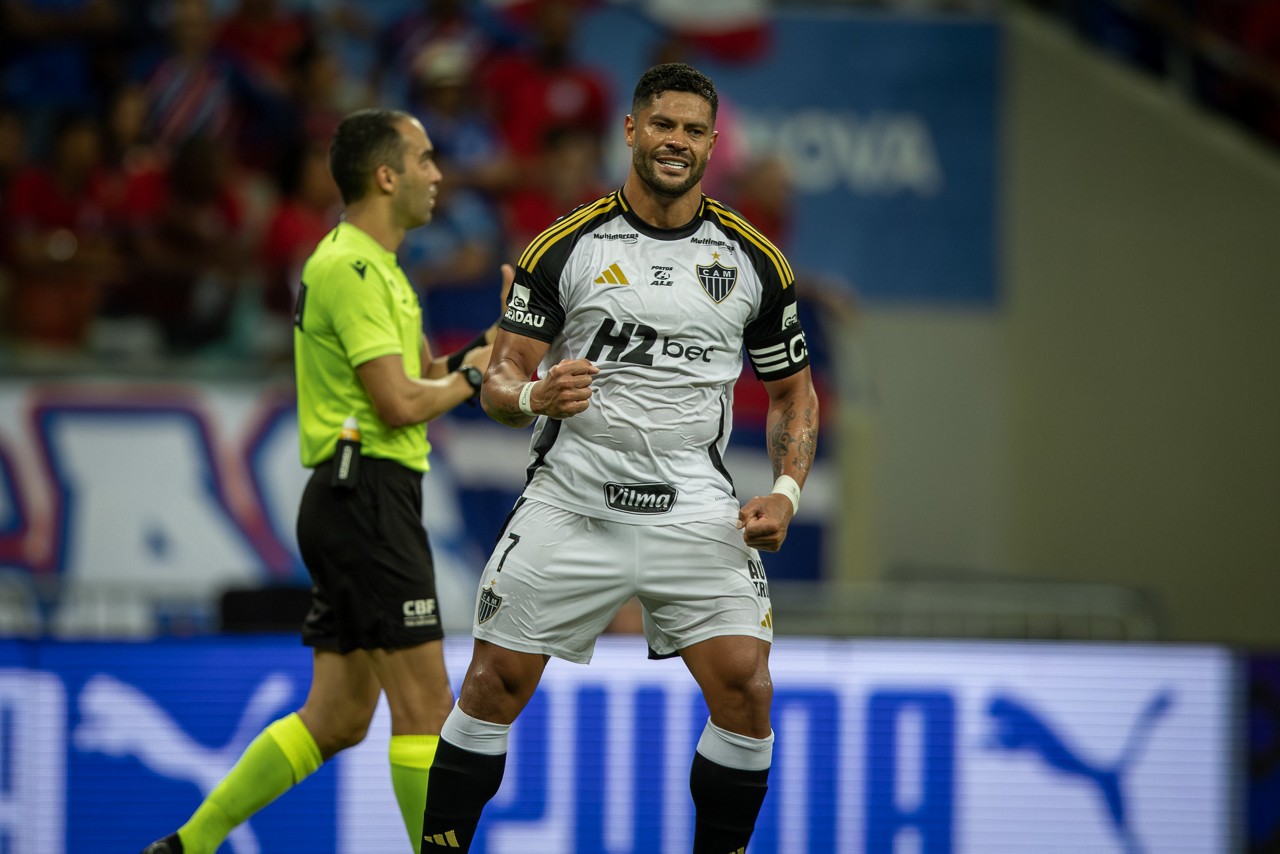 Hulk em ação pelo Atlético
