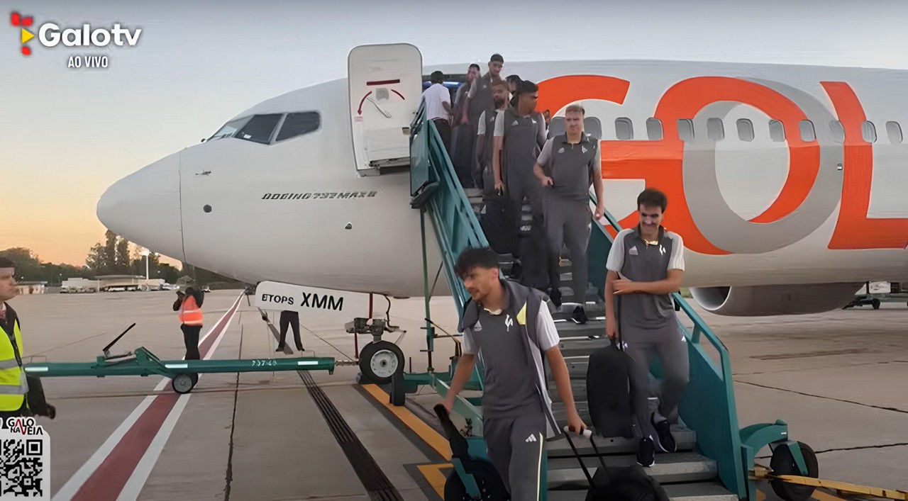 Delegação do Atlético desembarca na Argentina