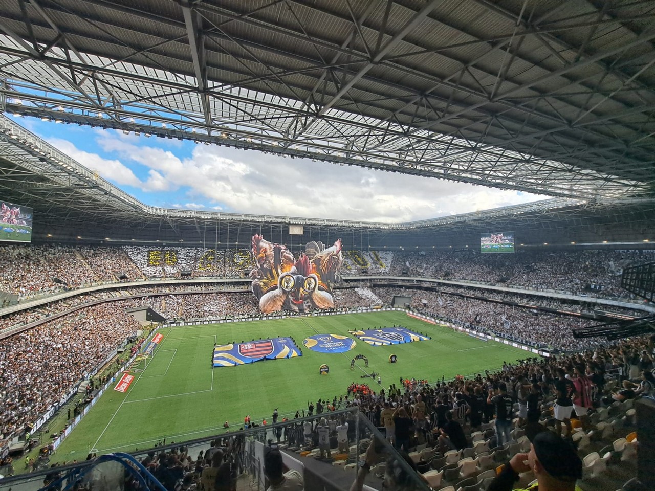 Mosaico na Arena MRV