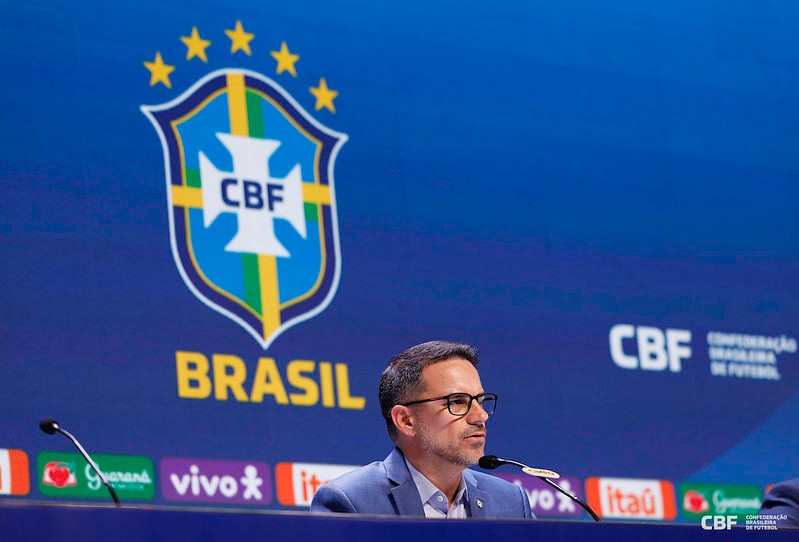 Rodrigo Caetano disse que pretende cumprir o contrato com a CBF até o fim de 2026