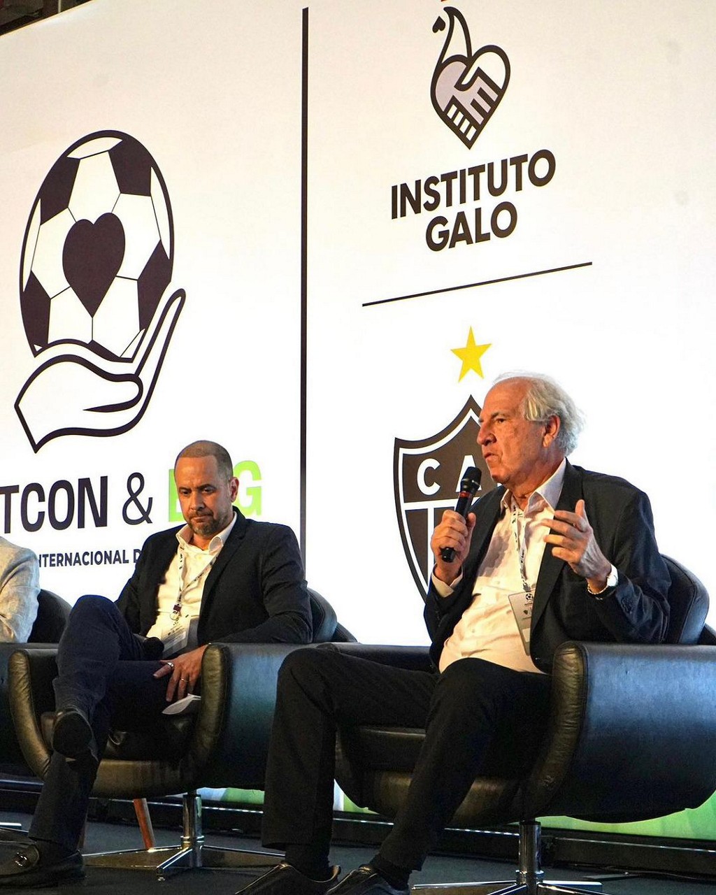 O empresário Rubens Menin durante participação no 1º Congresso Internacional de Futebol & ESG