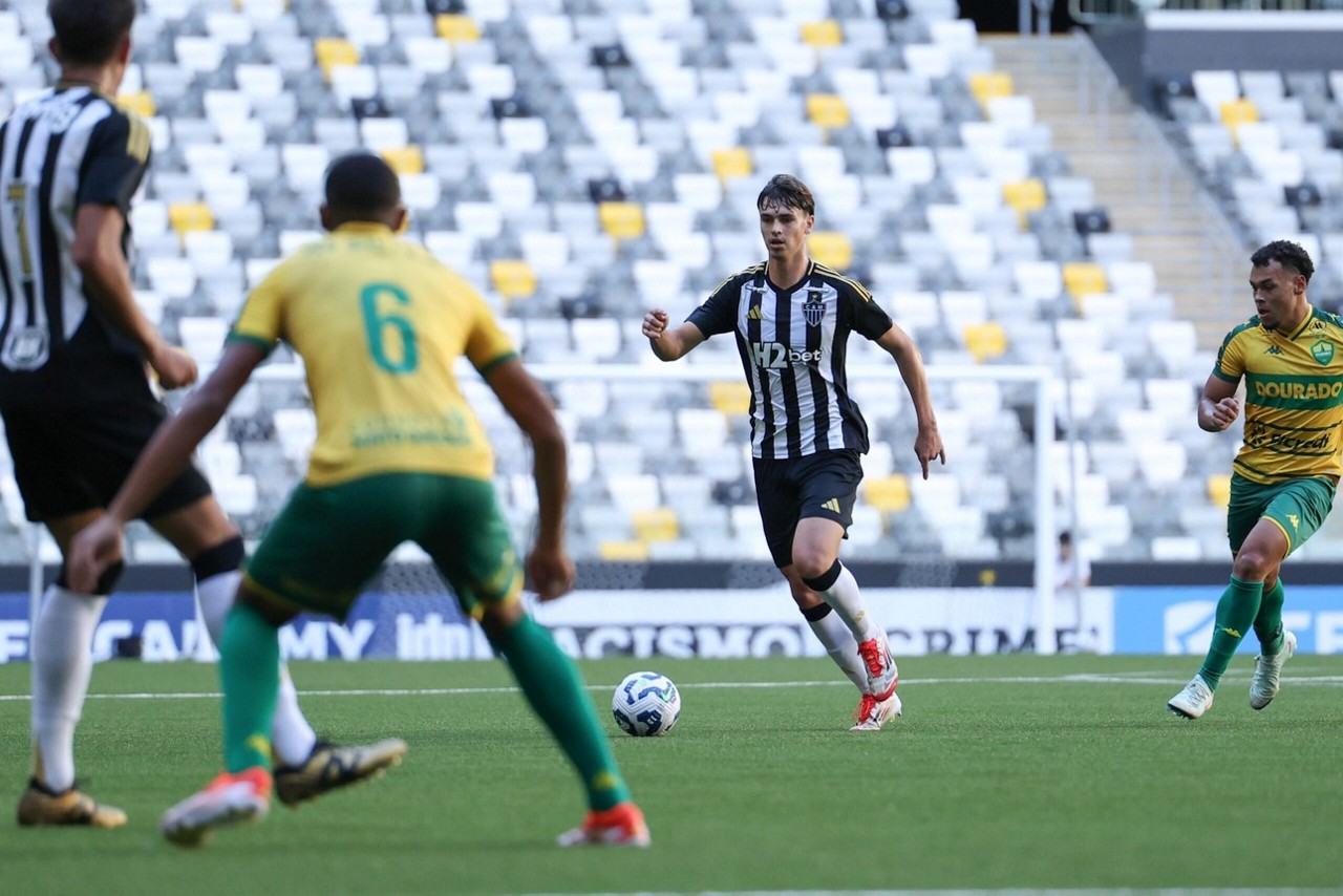 Equipe sub-20 do Atlético desperdiçou oportunidades e amargou empate com o Cuiabá na Arena MRV