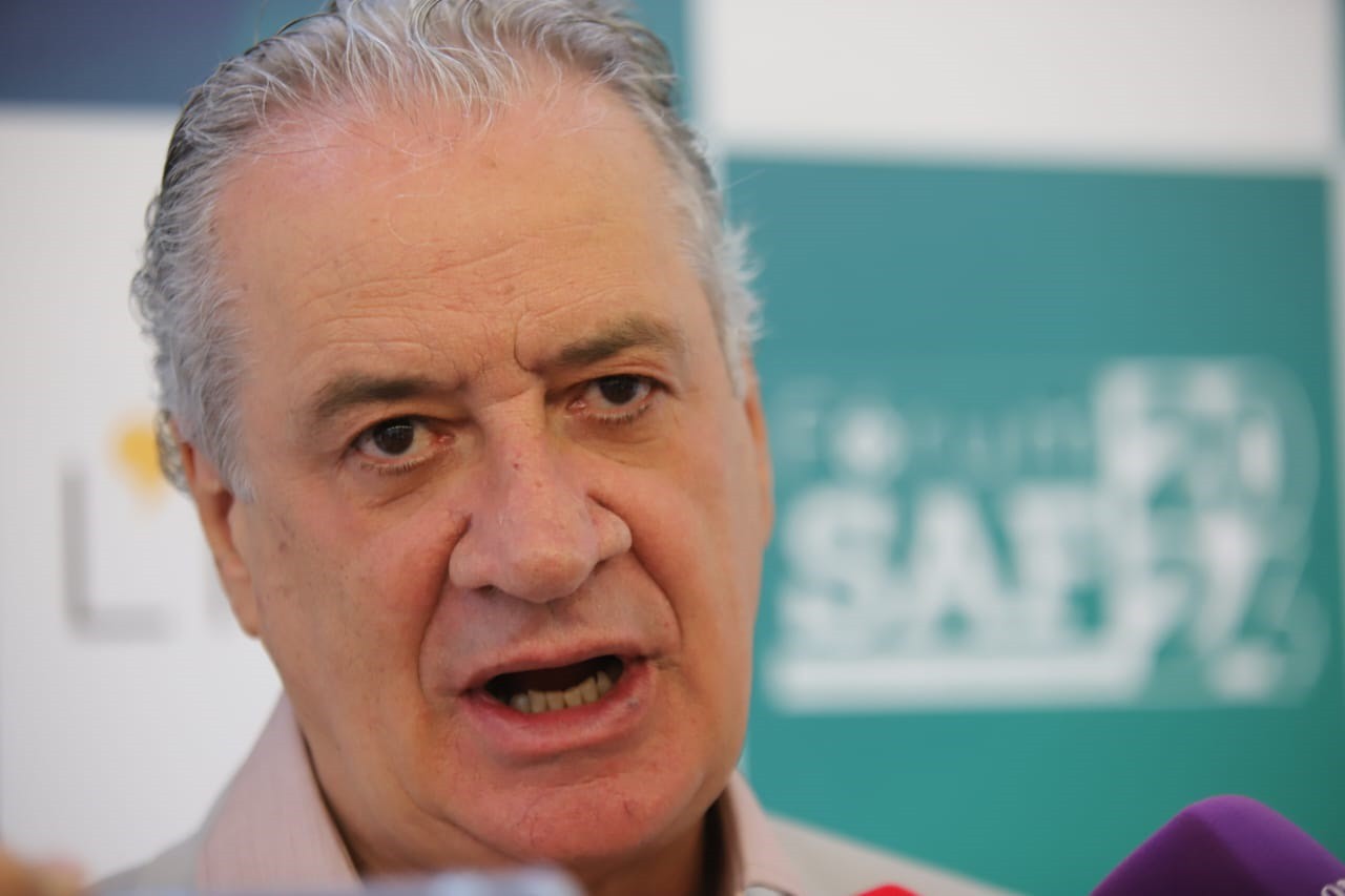 Sérgio Coelho, presidente da Associação Atlético, durante 2º Fórum da SAF em BH