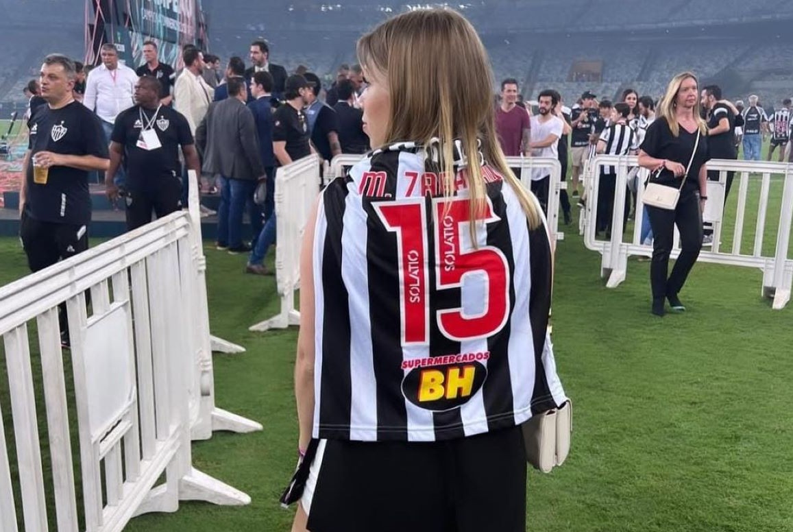 Esposa do Zaracho, Narela Rodriguez, agradeceu ao Atlético em suas redes sociais