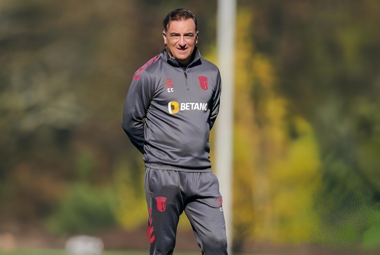 Carlos Carvalhal atualmente está no Braga, de Portugal