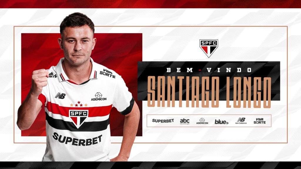 Argentino Santiago Longo foi um dos últimos reforços contratados pelo São Paulo  