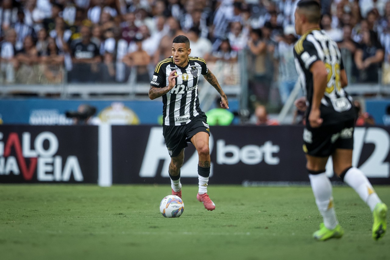 Guilherme Arana foi autor do primeiro gol do Galo, na goleada por 4 a 0, confirmou a súmula do jogo