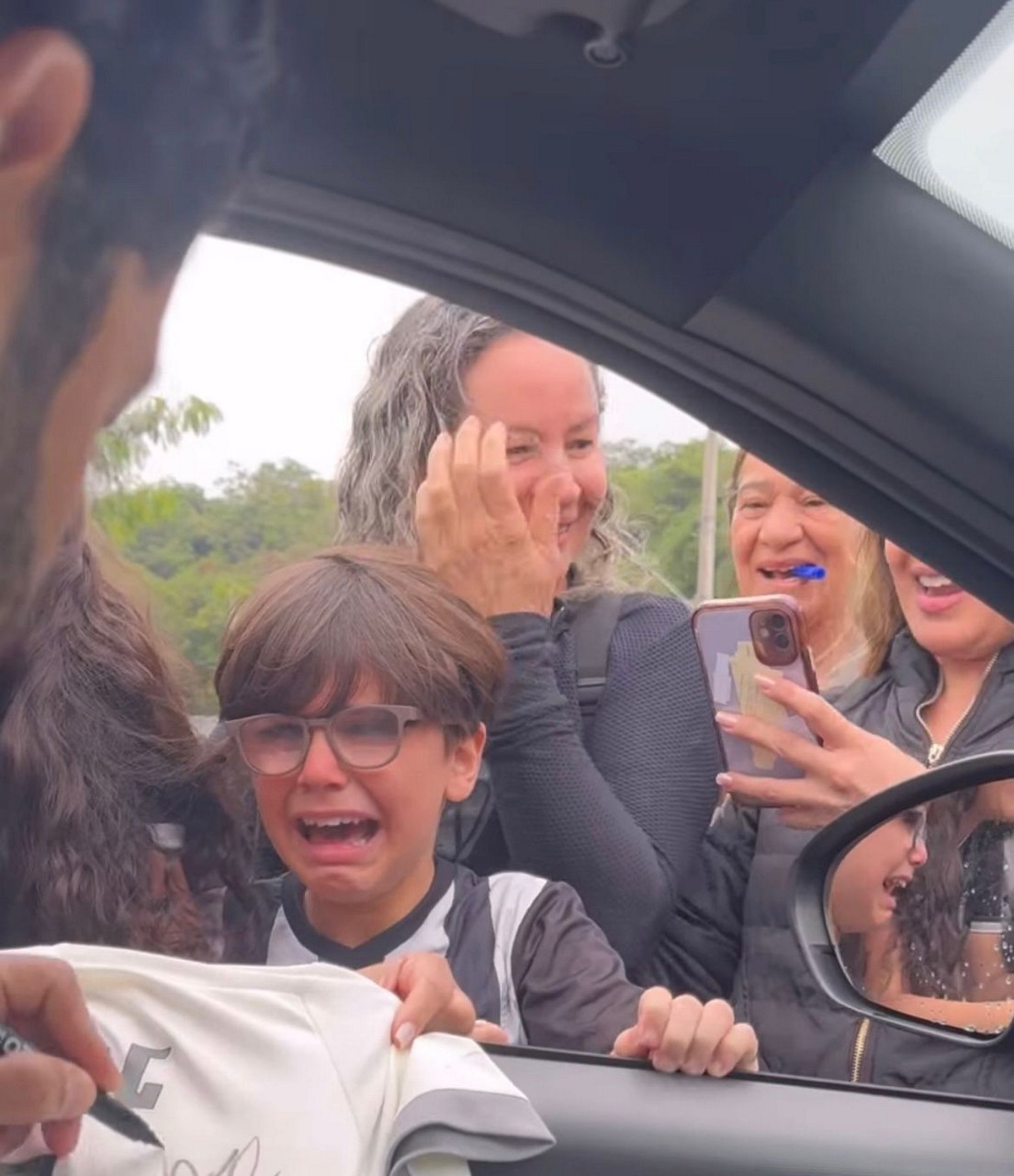 O momento foi registrado pelo fotógrafo Gledson Chaves, braço direito do craque alvinegro