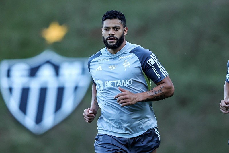 Hulk na Cidade do Galo; atacante já está vetado do duelo de sábado (3) com o Criciúma