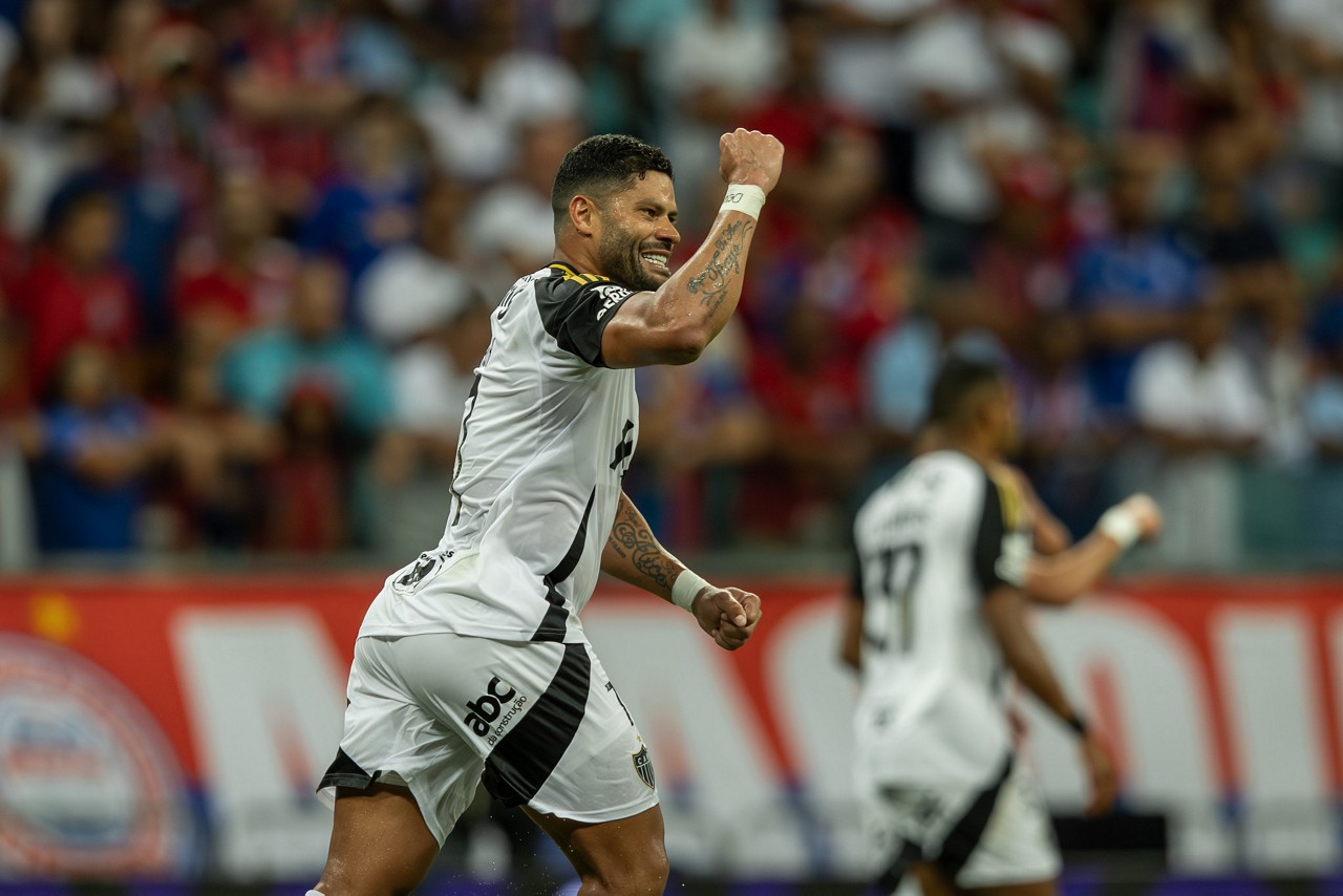 Hulk chegou a 134 gols depois do confronto contra o Bahia, na Arena Fonte Nova, pela 13ª rodada do Brasileirão