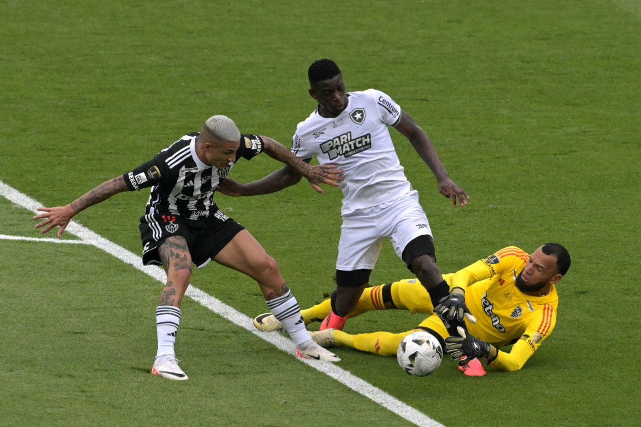 Atlético foi derrotado pelo Botafogo por 3 a 1