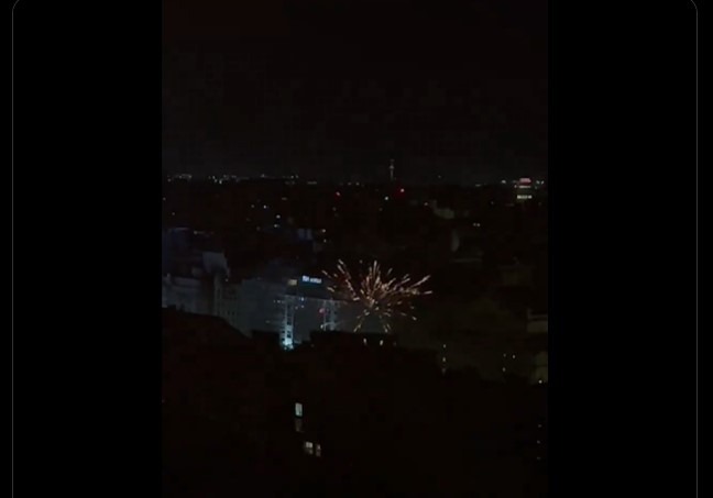 Foguetório é visto nas proximidades do hotel do Atlético em Buenos Aires