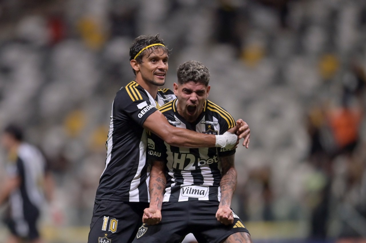 Rubens empatou a partida para o Galo após o gol de Cannobio