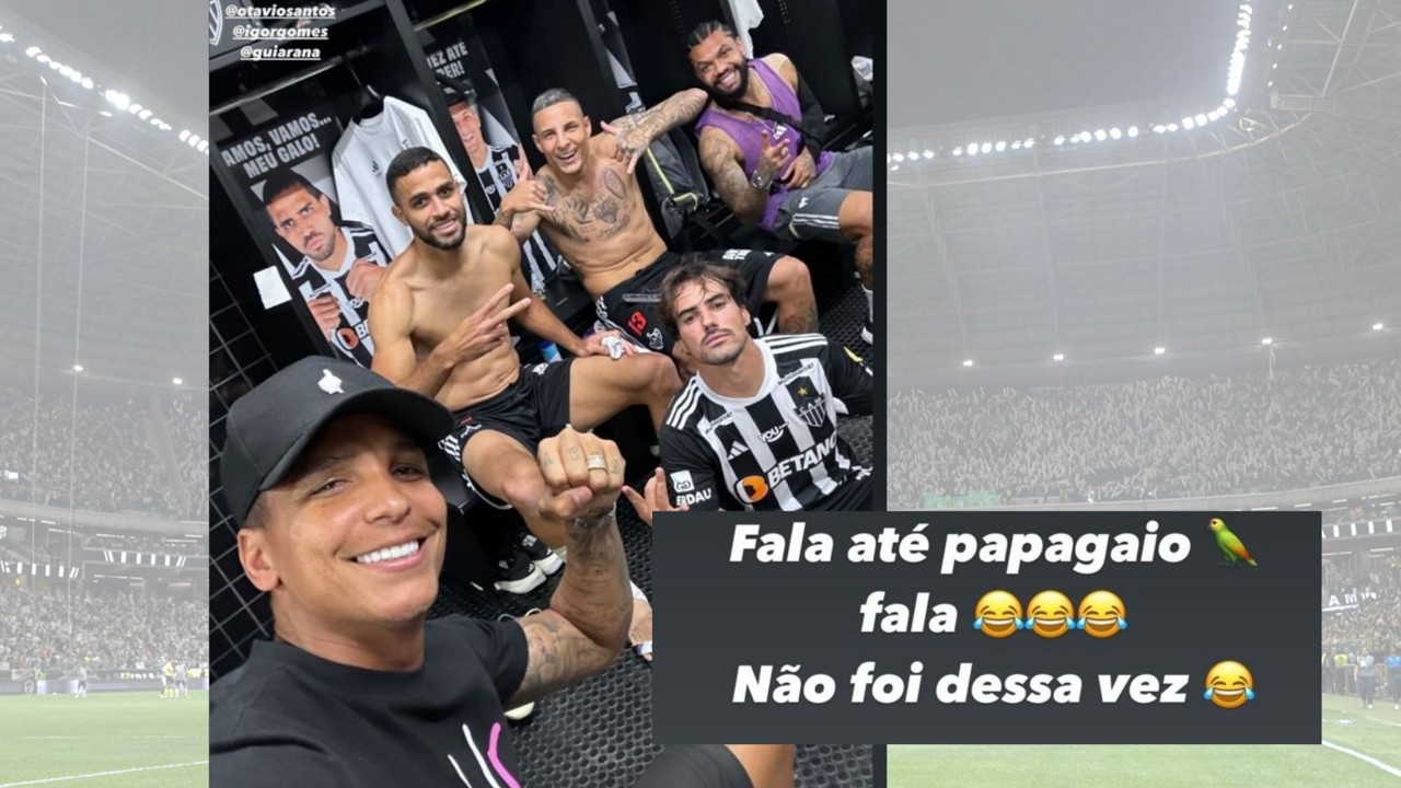 Atacante Deyverson provocou o São Paulo após a classificação do Atlético